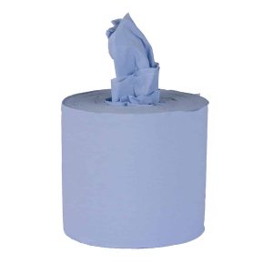 Blue Centrefeed Rolls – 2 Ply 150m - 6 Pcs