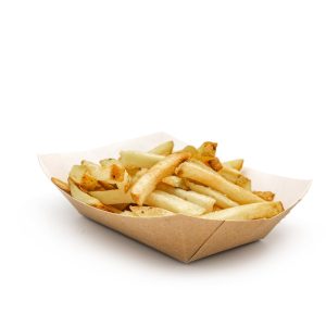 Kraft Chip Trays Large - 1000 Pcs